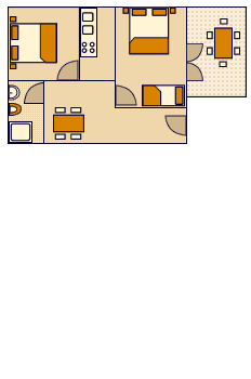 Schema essenziale dell'appartamento - 3 - 4